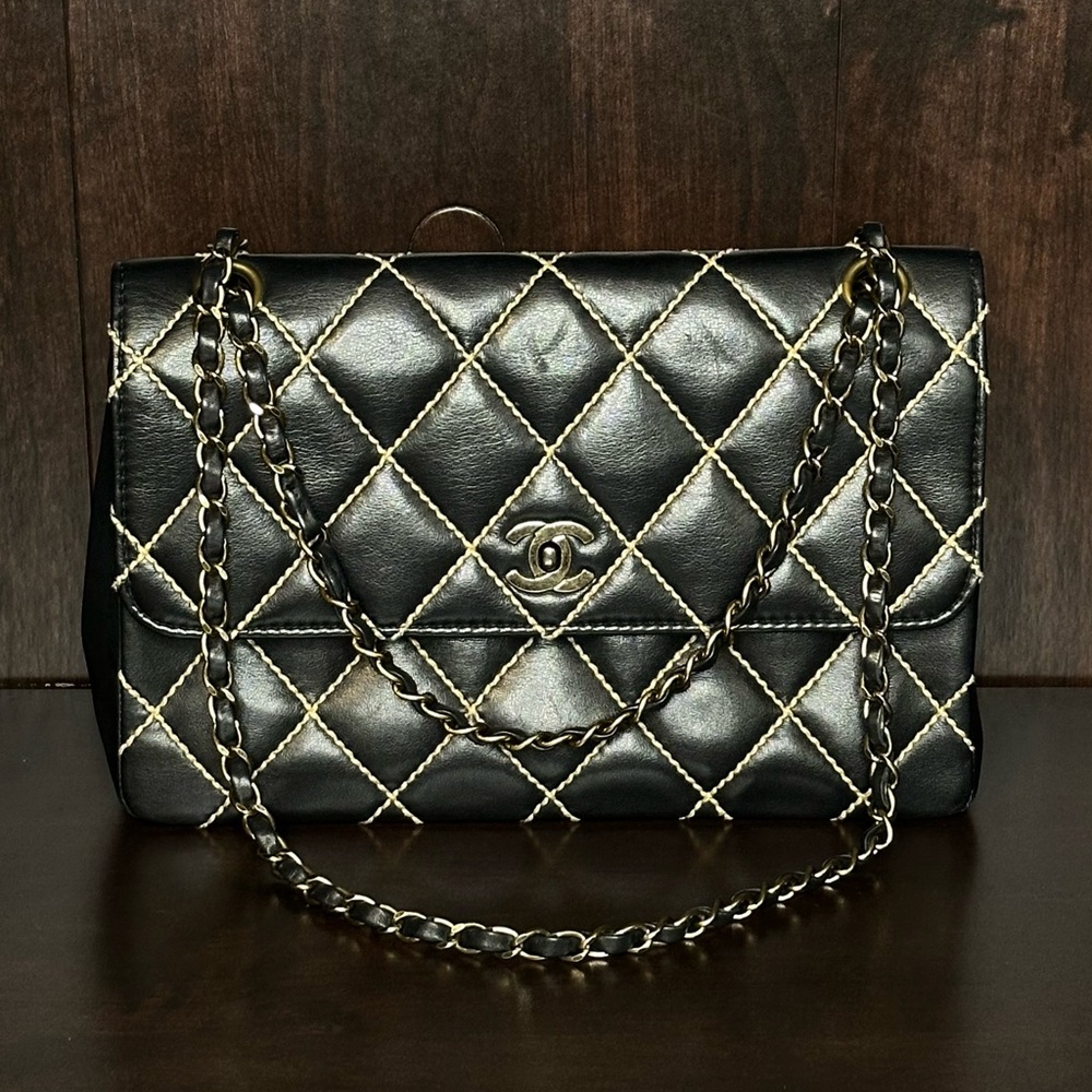 CHANEL Wild Stitch Shoulder Bag